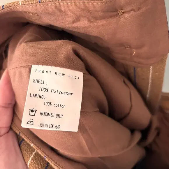 Front Row Shop NWT Pleated Cuffed Trouser Pants - Picture 3 of 6